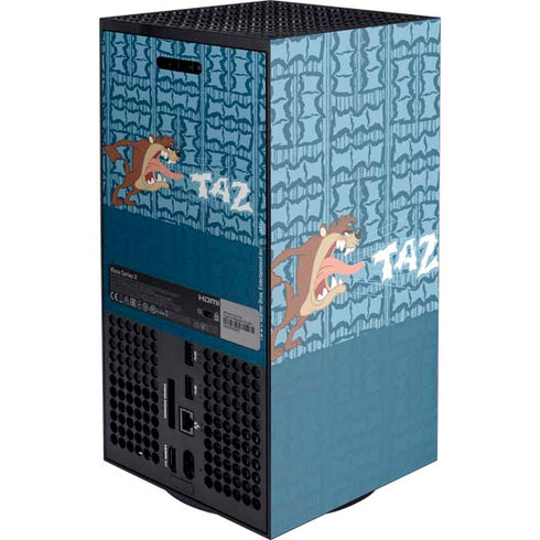 Looney Tunes Tasmanian Devil Yell Xbox Series X Console Skin
