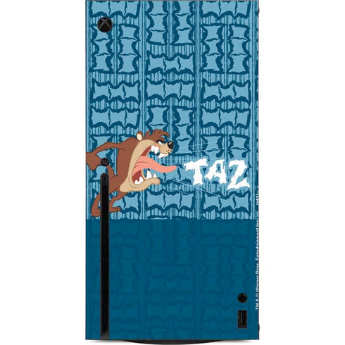 Looney Tunes Tasmanian Devil Yell Xbox Series X Console Skin