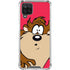 Looney Tunes Tasmanian Devil Zoomed In Galaxy A12 Clear Case