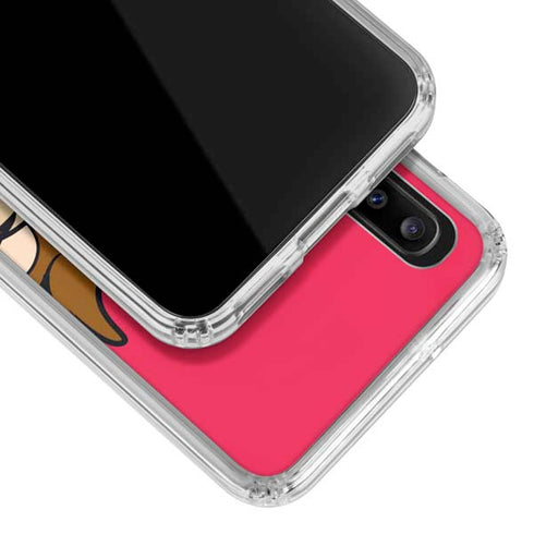 Looney Tunes Tasmanian Devil Zoomed In Galaxy A30 Clear Case