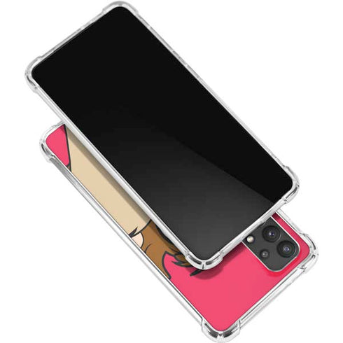 Looney Tunes Tasmanian Devil Zoomed In Galaxy A32 5G Clear Case