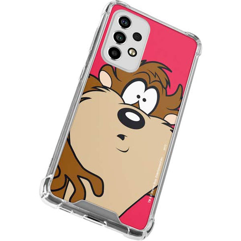 Looney Tunes Tasmanian Devil Zoomed In Galaxy A53 5G Clear Case