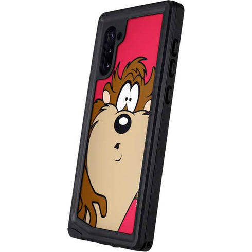 Looney Tunes Tasmanian Devil Zoomed In Galaxy Note 10 Waterproof Case
