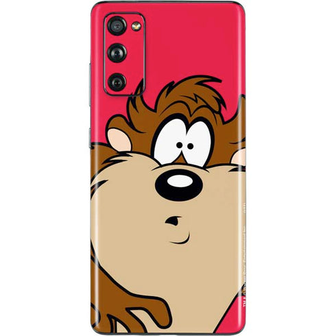 Looney Tunes Tasmanian Devil Zoomed In Galaxy S20 Fan Edition Skin
