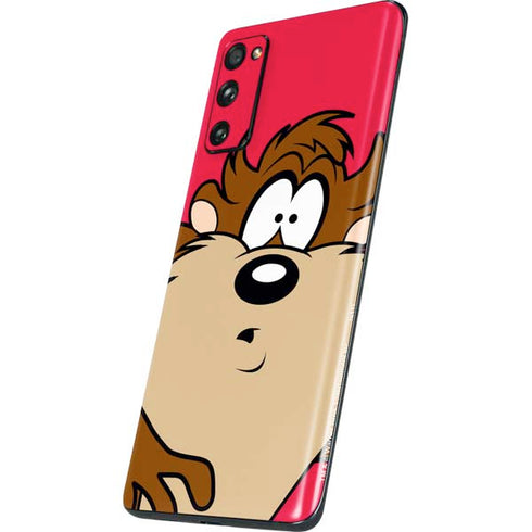 Looney Tunes Tasmanian Devil Zoomed In Galaxy S20 Fan Edition Skin
