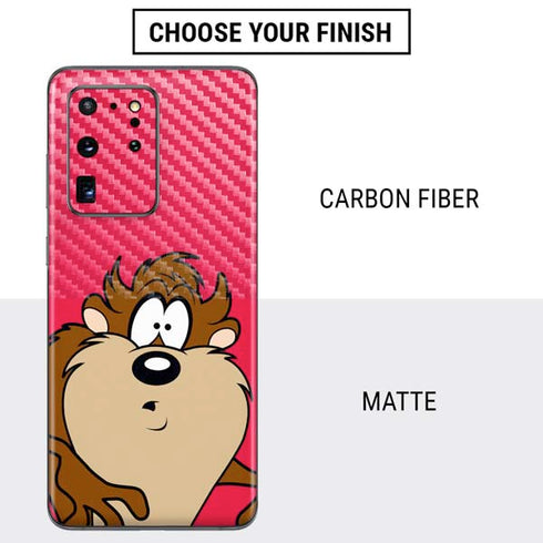 Looney Tunes Tasmanian Devil Zoomed In Galaxy S20 Ultra 5G Skin