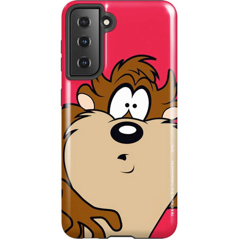 Looney Tunes Tasmanian Devil Zoomed In Galaxy S21 5G Pro Case