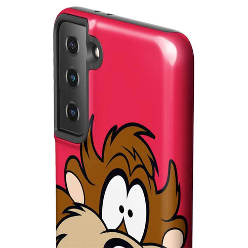 Looney Tunes Tasmanian Devil Zoomed In Galaxy S21 FE Pro Case