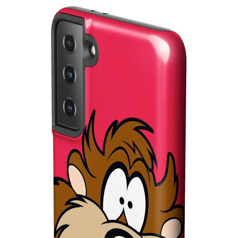 Looney Tunes Tasmanian Devil Zoomed In Galaxy S21 Plus 5G Pro Case