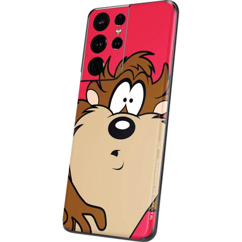 Looney Tunes Tasmanian Devil Zoomed In Galaxy S21 Ultra 5G Skin