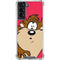 Looney Tunes Tasmanian Devil Zoomed In Galaxy S22 Clear Case