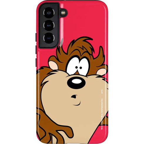 Looney Tunes Tasmanian Devil Zoomed In Galaxy S22 Plus Pro Case