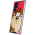Looney Tunes Tasmanian Devil Zoomed In Galaxy S22 Ultra Clear Case