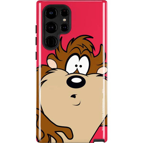 Looney Tunes Tasmanian Devil Zoomed In Galaxy S22 Ultra Pro Case