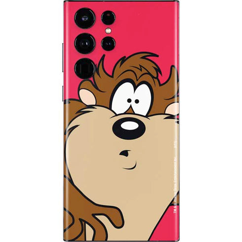 Looney Tunes Tasmanian Devil Zoomed In Galaxy S22 Ultra Skin