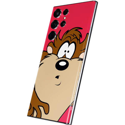 Looney Tunes Tasmanian Devil Zoomed In Galaxy S22 Ultra Skin