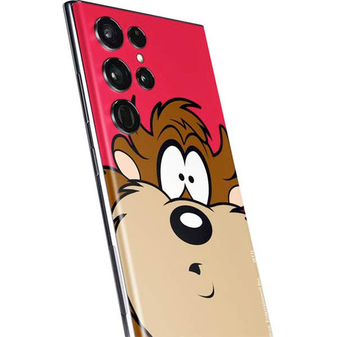 Looney Tunes Tasmanian Devil Zoomed In Galaxy S22 Ultra Skin