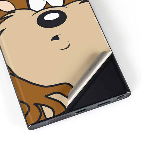 Looney Tunes Tasmanian Devil Zoomed In Galaxy S22 Ultra Skin