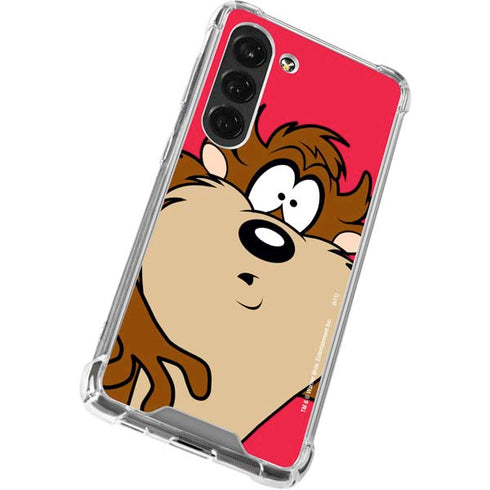 Looney Tunes Tasmanian Devil Zoomed In Galaxy S23 Clear Case