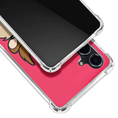 Looney Tunes Tasmanian Devil Zoomed In Galaxy S23 FE Clear Case