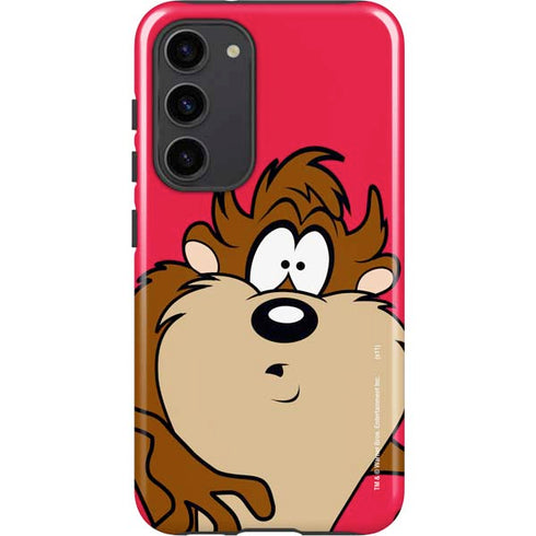 Looney Tunes Tasmanian Devil Zoomed In Galaxy S23 Plus Pro Case