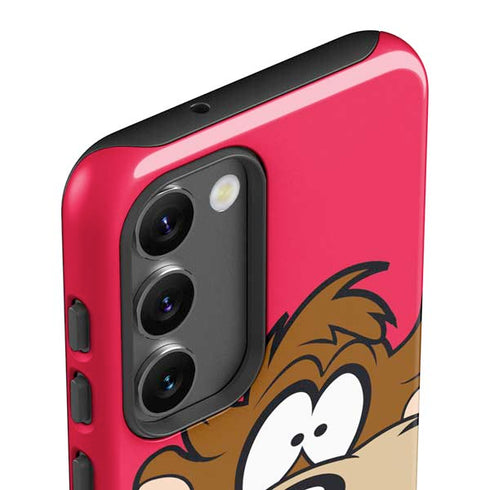 Looney Tunes Tasmanian Devil Zoomed In Galaxy S23 Plus Pro Case