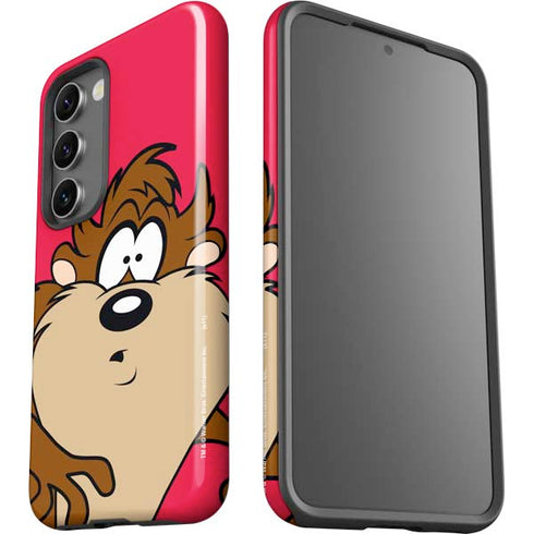 Looney Tunes Tasmanian Devil Zoomed In Galaxy S23 Plus Pro Case