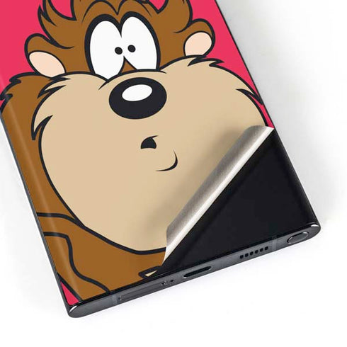 Looney Tunes Tasmanian Devil Zoomed In Galaxy S23 Ultra Skin