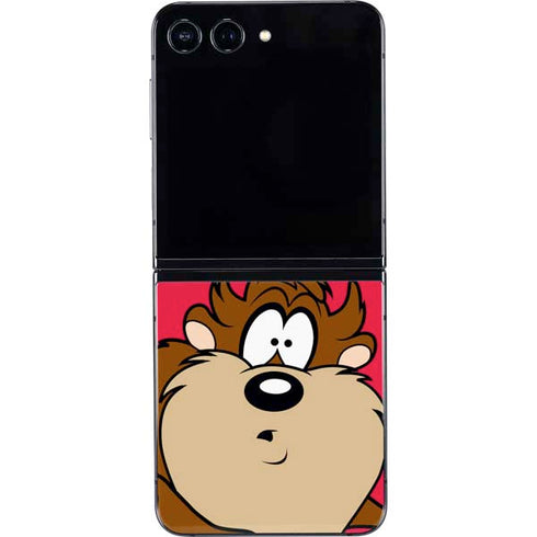 Looney Tunes Tasmanian Devil Zoomed In Galaxy Z Flip5 5G Skin