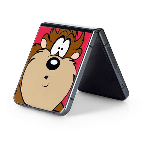 Looney Tunes Tasmanian Devil Zoomed In Galaxy Z Flip5 5G Skin