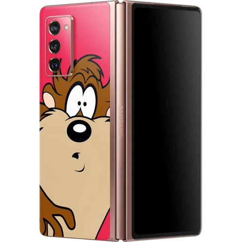 Looney Tunes Tasmanian Devil Zoomed In Galaxy Z Fold2 5G Skin