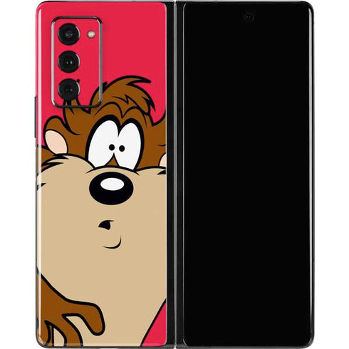 Looney Tunes Tasmanian Devil Zoomed In Galaxy Z Fold2 5G Skin