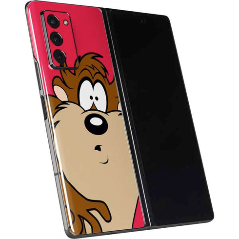 Looney Tunes Tasmanian Devil Zoomed In Galaxy Z Fold2 5G Skin