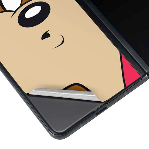 Looney Tunes Tasmanian Devil Zoomed In Galaxy Z Fold3 5G Skin