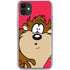 Looney Tunes Tasmanian Devil Zoomed In iPhone 11 Clear Case