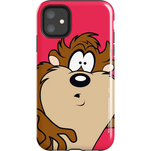 Looney Tunes Tasmanian Devil Zoomed In iPhone 11 Impact Case