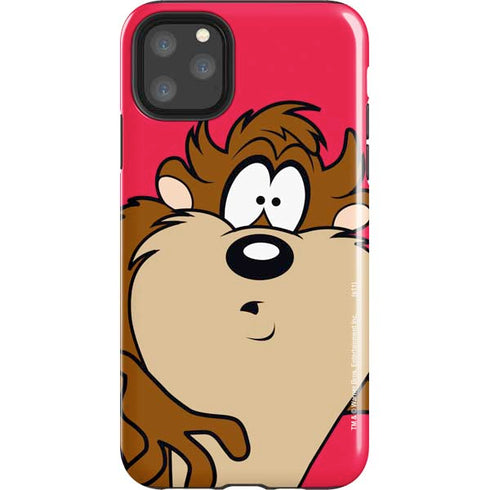 Looney Tunes Tasmanian Devil Zoomed In iPhone 11 Pro Max Impact Case