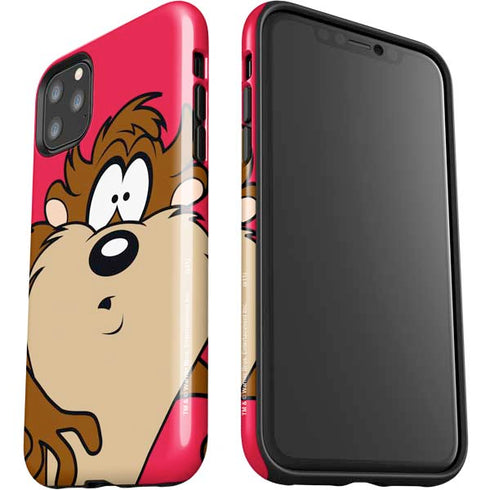 Looney Tunes Tasmanian Devil Zoomed In iPhone 11 Pro Max Impact Case