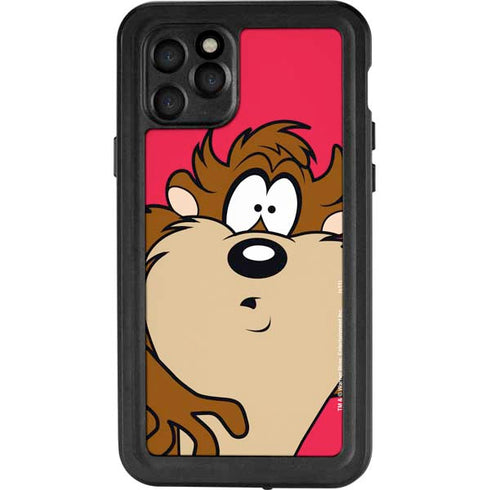 Looney Tunes Tasmanian Devil Zoomed In iPhone 11 Pro Waterproof Case