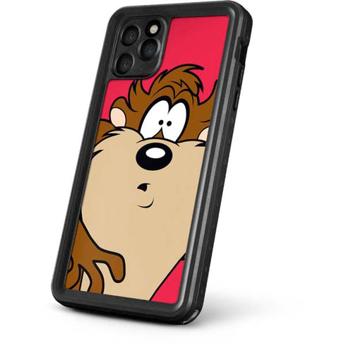 Looney Tunes Tasmanian Devil Zoomed In iPhone 11 Pro Waterproof Case