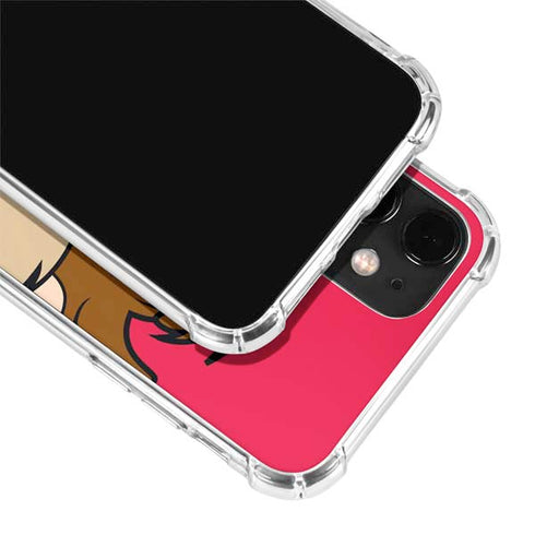 Looney Tunes Tasmanian Devil Zoomed In iPhone 12 Clear Case