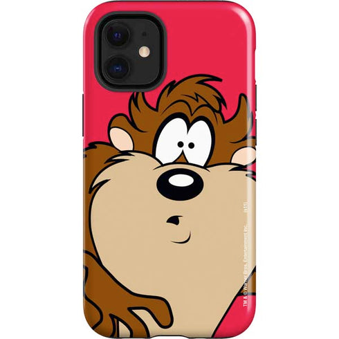 Looney Tunes Tasmanian Devil Zoomed In iPhone 12 Mini Impact Case