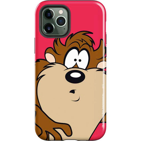 Looney Tunes Tasmanian Devil Zoomed In iPhone 12 Pro Impact Case