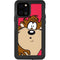 Looney Tunes Tasmanian Devil Zoomed In iPhone 12 Pro Waterproof Case