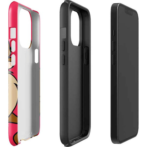 Looney Tunes Tasmanian Devil Zoomed In iPhone 13 Pro Impact Case