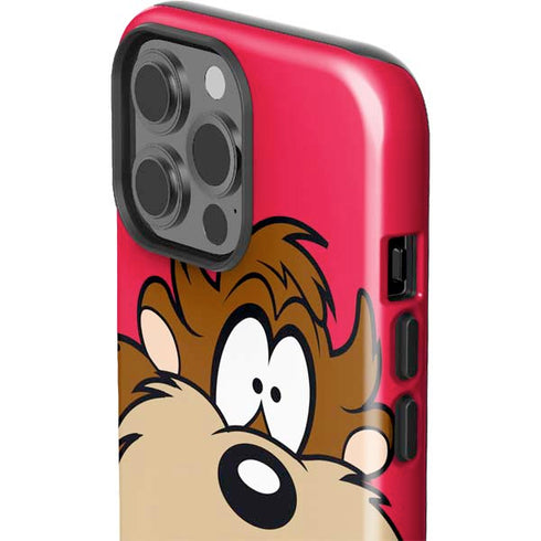 Looney Tunes Tasmanian Devil Zoomed In iPhone 13 Pro Max Impact Case