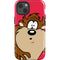Looney Tunes Tasmanian Devil Zoomed In iPhone 14 Impact Case