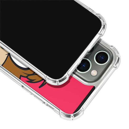 Looney Tunes Tasmanian Devil Zoomed In iPhone 14 Pro Clear Case