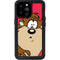 Looney Tunes Tasmanian Devil Zoomed In iPhone 14 Pro Max Waterproof Case