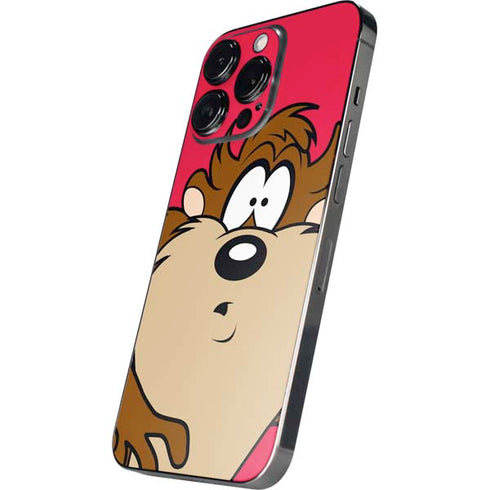 Looney Tunes Tasmanian Devil Zoomed In iPhone 14 Pro Skin